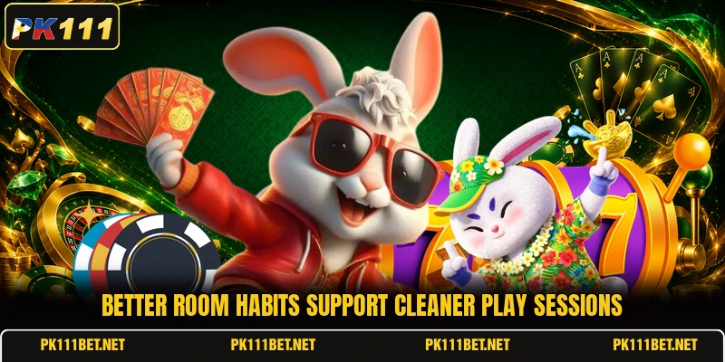 Better room habits support cleaner play sessions Better room habits support cleaner play sessions
