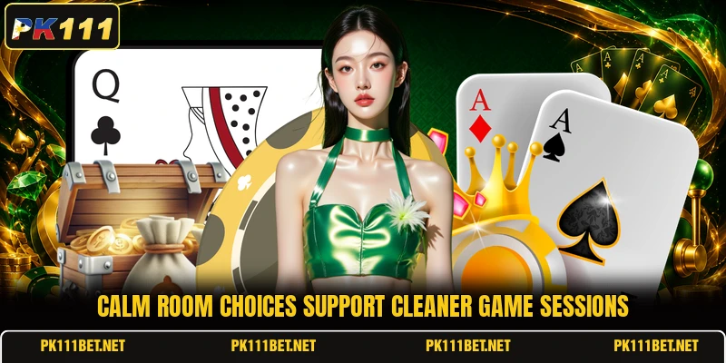 Calm room choices support cleaner game sessions Calm room choices support cleaner game sessions