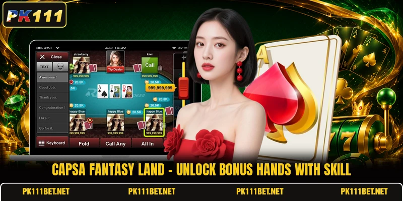 Capsa Fantasy Land - Unlock Bonus Hands With Skill