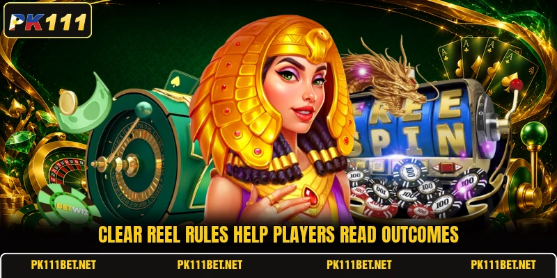 Clear reel rules help players read outcomes Clear reel rules help players read outcomes
