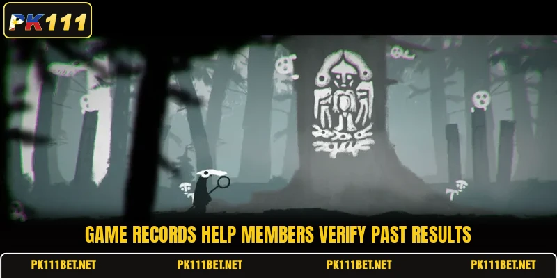 Game records help members verify past results