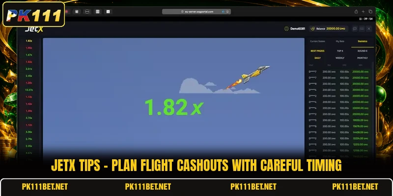 JetX Tips - Plan Flight Cashouts With Careful Timing