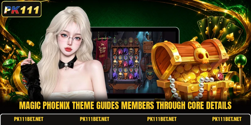 Magic Phoenix theme guides members through core details Magic Phoenix theme guides members through core details