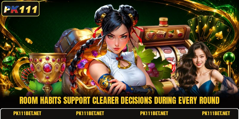 Room habits support clearer decisions during every round