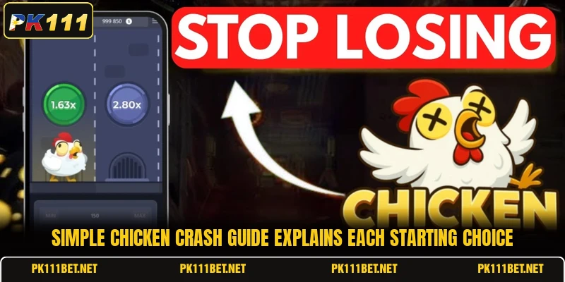 Simple Chicken Crash guide explains each starting choice